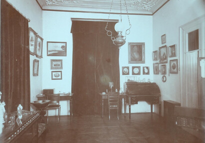 Ložnice Friedricha Ferdinanda v. Dalberga v roce 1908